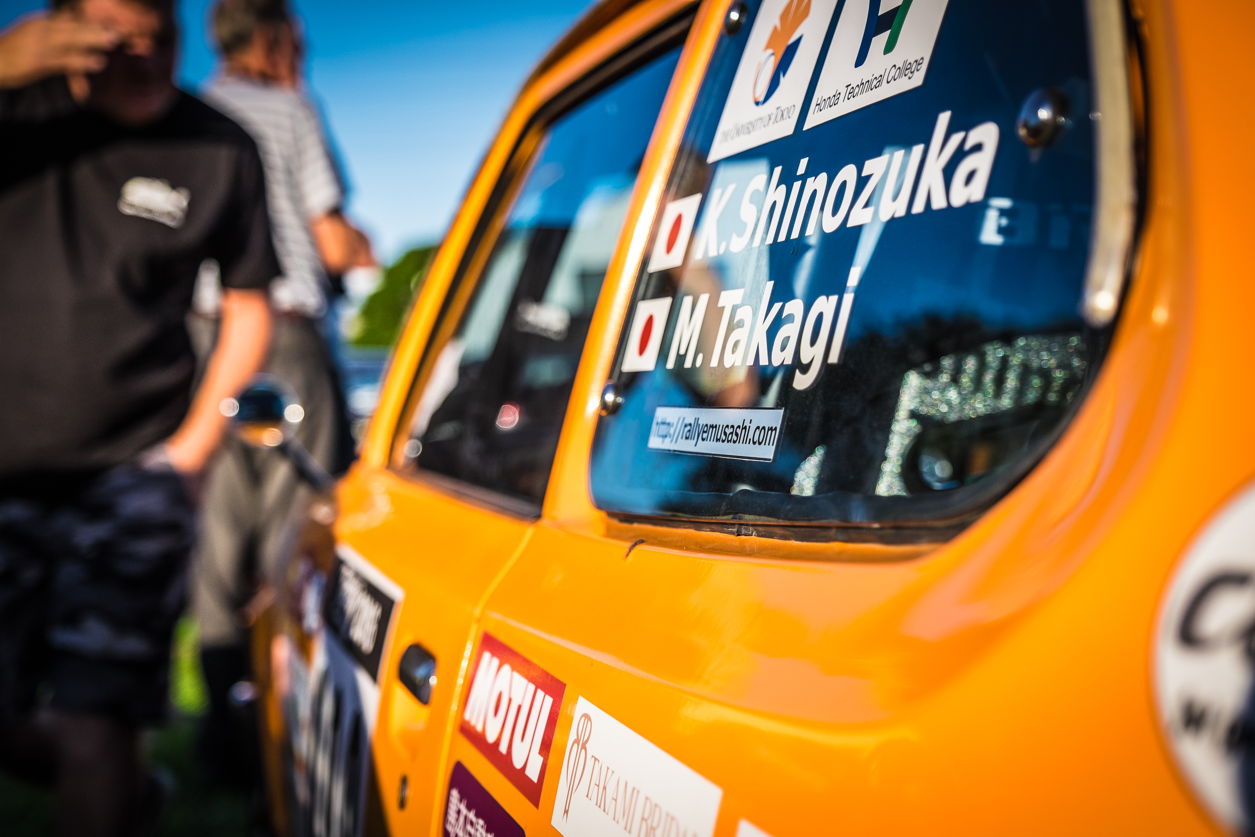 Sweeping closed-road stage